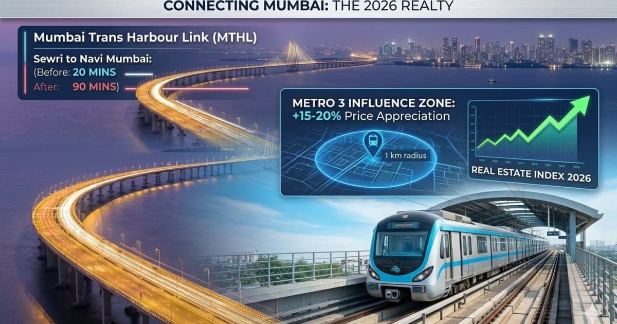 How MTHL & Metro 3 Are Rewriting Mumbai’s Real Estate Prices in 2026